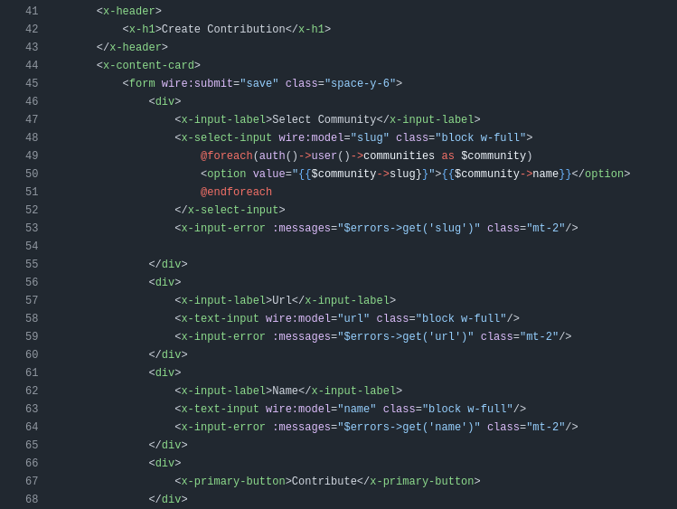 Layout up! Markup down!